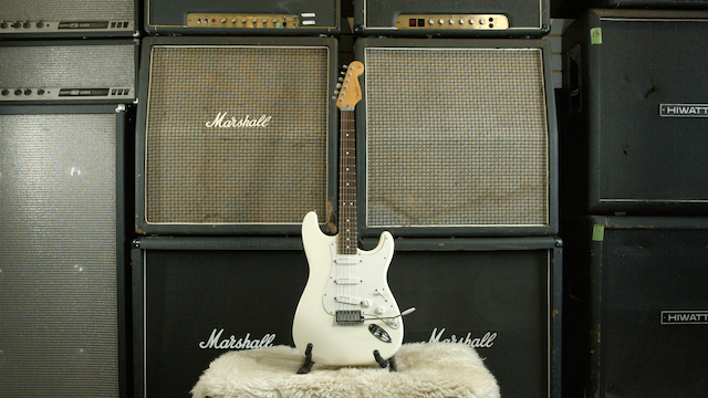 White Stratocaster
