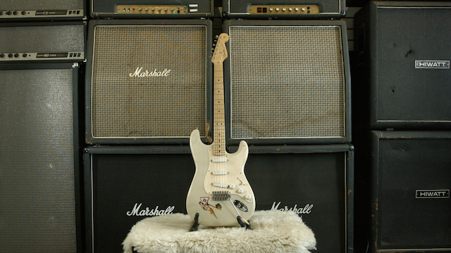 White Guitar owned by Eric Clapton